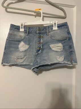 Forever 21 Light Blue Denim Shorts